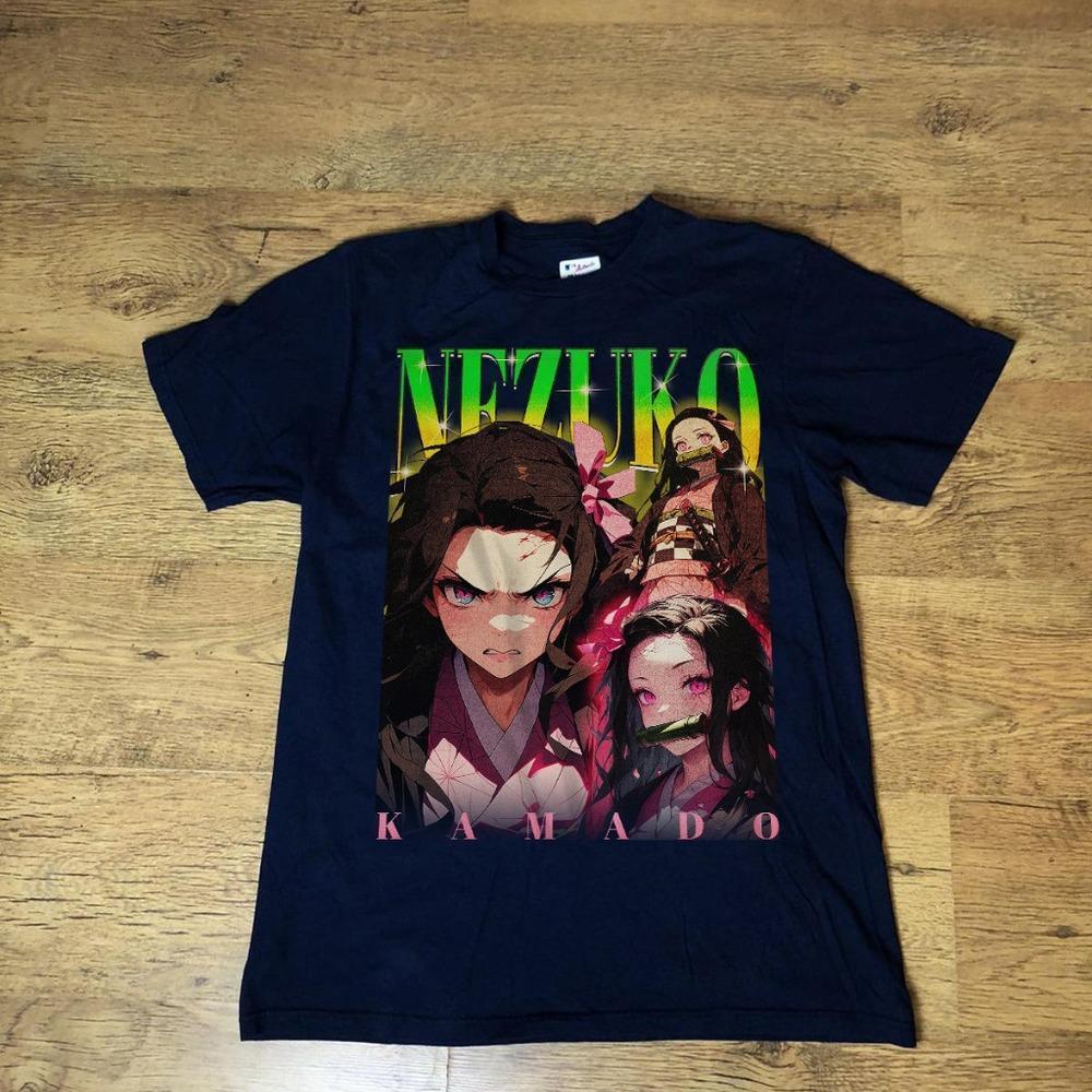 Nezuko Kamado Demon Slayer - Unisex Black T-Shirt